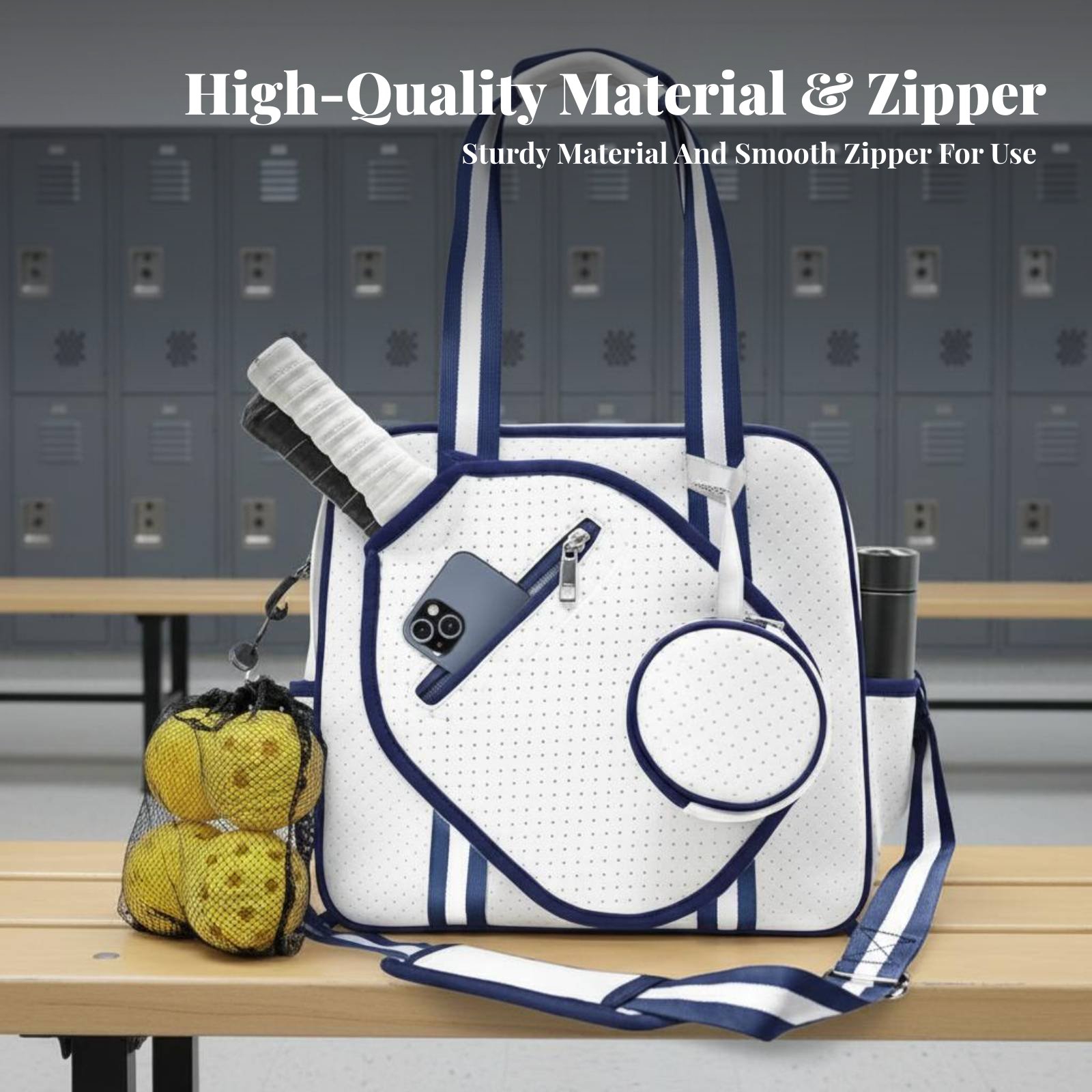 Tote Bag Beach - Bolsa para Raquete de Pickleball Respirável