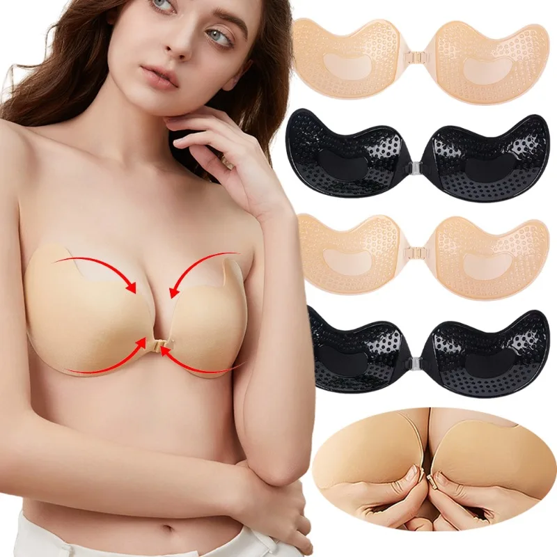 1/2pc invisível push up sutiã  - Bralette Triangle Set avaliação e preço