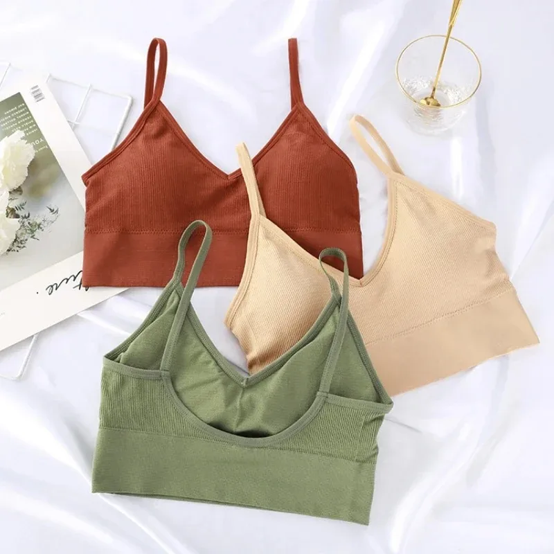 Sutiã Push Up sem costura para - Bralette Triangle Set avaliação e preço