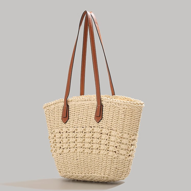 Bolsa de palha dobrável extrag - Tote Bag Beach avaliação e preço