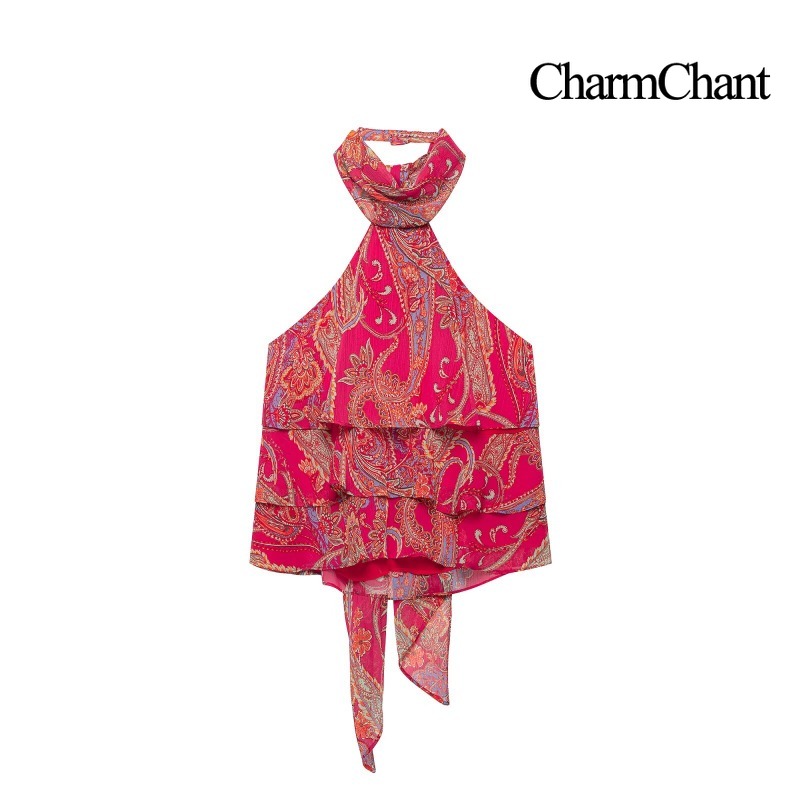 Conjunto Feminino CHARMCHANT c - Romper Floral Print avaliação e preço