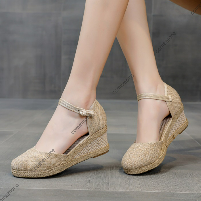 Comemore sandálias de salto al - Wedge Espadrille Women avaliação e preço