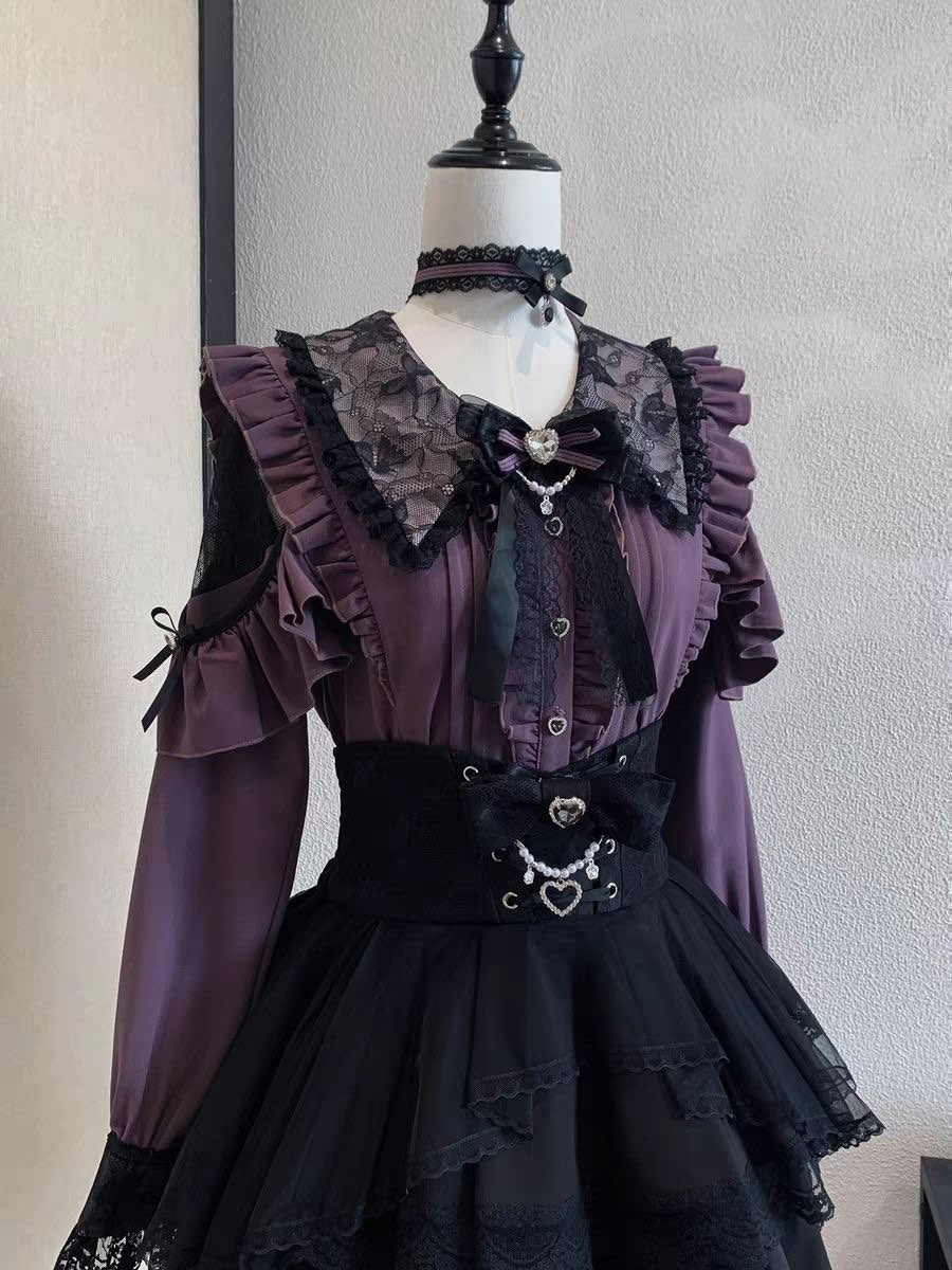 Conjuntos de Saia Harajuku Kaw - Blouse Off Shoulder avaliação e preço