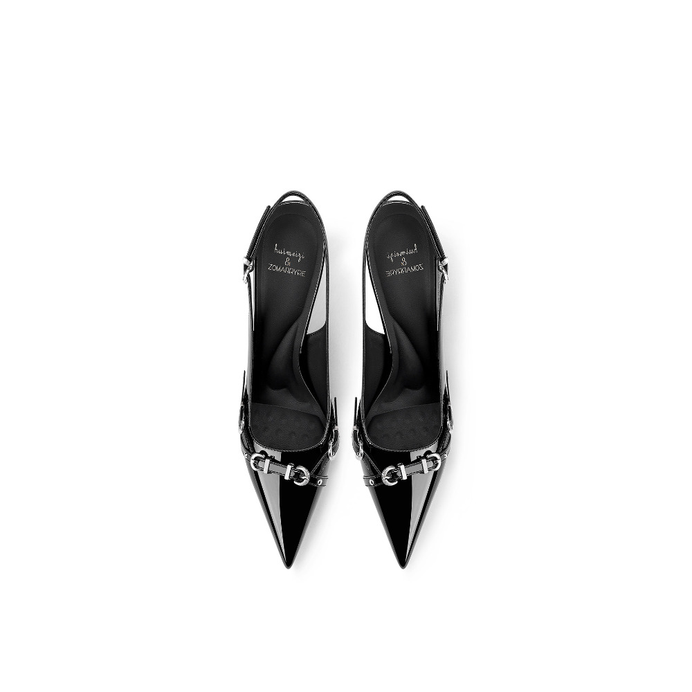 Sandálias Femininas Pretas Ele - Sandal Strappy Heeled avaliação e preço