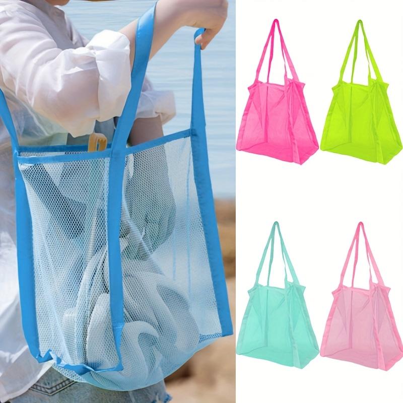 Bolsa de Praia Grande em Malha - Tote Bag Beach avaliação e preço
